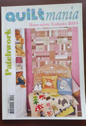 Quiltmania – patchwork kinderen 2010 – perfecte staat beschikbaar voor biedingen