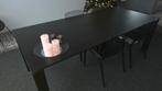 Diadesi luxe design bruin/zwart eiken eettafel 220x110, Ophalen