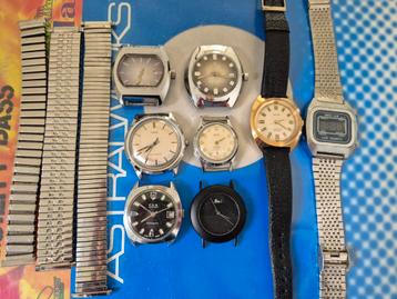 Lot de montres vintage, collection, grand lot