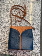 Sac à main vintage, en cuir d'autruche Vera Pelle, Bijoux, Sacs & Beauté, Sacs | Sacs Femme, Enlèvement ou Envoi, Comme neuf, Sac à main