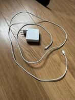Apple macbook lader set blokje 61w en lader 100w, Computers en Software, Laptop-opladers, Verzenden, Zo goed als nieuw, Apple