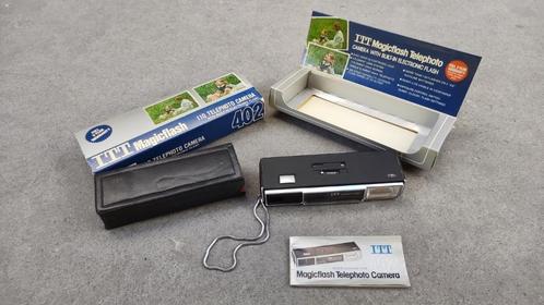 Collector's item: Vintage ITT 110 Magicflash Camera (402), Audio, Tv en Foto, Fotocamera's Analoog, Zo goed als nieuw, Compact