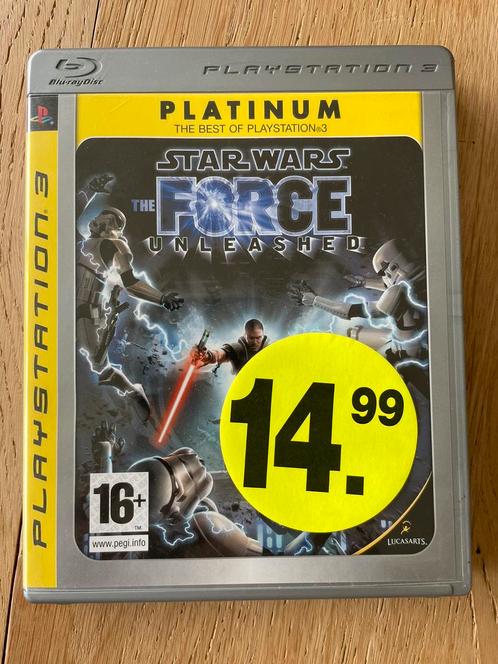 PS3 Star Wars The Force unleashed (Zemst), Games en Spelcomputers, Games | Sony PlayStation 3, Zo goed als nieuw, Ophalen