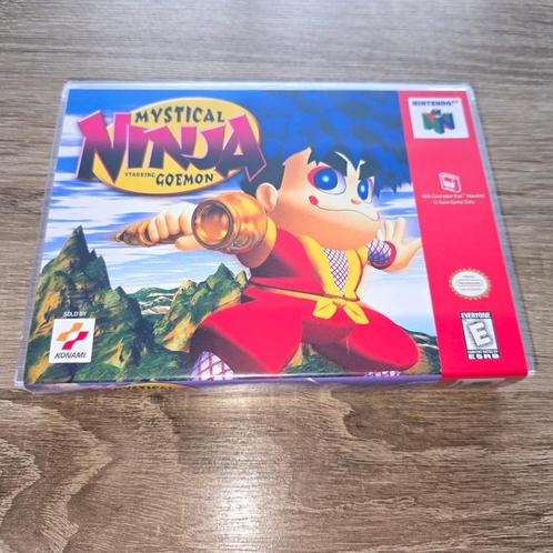 Mystical Ninja Starring Goemon N64 Game Case (2), Games en Spelcomputers, Games | Nintendo 64, Zo goed als nieuw, Verzenden