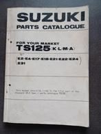 Suzuki TS125 parts catalogue onderdelen catalogus 1975, Motoren, Suzuki