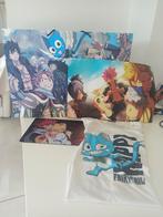 Grand sac cartonné+tapis de souris+t-shirt+poster Fairy Tail, Livres, Japon (Manga), Utilisé, Enlèvement ou Envoi