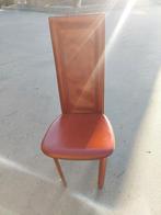 stoelen, Huis en Inrichting, Ophalen, Gebruikt, Overige kleuren, Leer