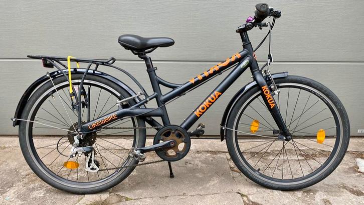 Kokua i like to bike 24 inch in goede staat, Fietsen en Brommers, Fietsen | Jongens, Zo goed als nieuw, 24 inch, Handrem, Versnellingen