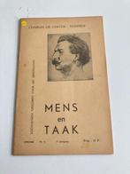 " Mens en Taak " nr4 1959 " Charles De Coster " Uilenspiegel, Verzamelen, Ophalen of Verzenden, 1940 tot 1960, Tijdschrift