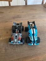 Deux voitures Lego avec moteur à traction arrière, Comme neuf, Ensemble complet, Lego, Enlèvement ou Envoi