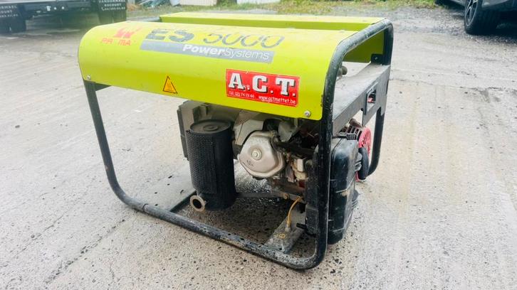4,6 kw eenfasige benzinegenerator, Doe-het-zelf en Bouw, Aggregaten, Zo goed als nieuw, Benzine, Ophalen