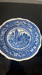 Bord blauw witte rand, Antiek en Kunst, Ophalen