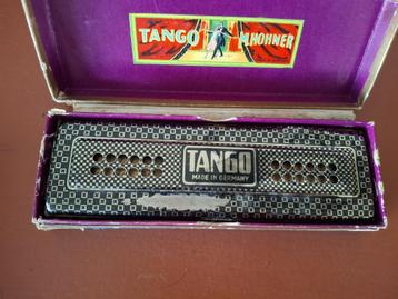Zeldzame vintage mondharmonica M. Hohner Tango beschikbaar voor biedingen