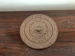 Onderzetter rond keramiek alfabet Cherokee, Ophalen of Verzenden