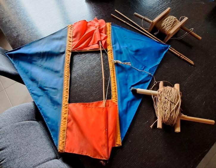 Cerf Volant Vintage DELTA Conyme, Kinderen en Baby's, Speelgoed | Buiten | Speelhuisjes, Zo goed als nieuw, Ophalen