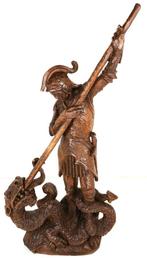 Houten beeld, August Runggaldier, Sint Joris en de draak, Verzenden