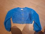 blauw fluffy vestje Steffi mt 140 in zeer goede staat, Gebruikt, Meisje, Trui of Vest, JBC