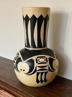 vase poterie du milieu du siècle décor noir stylisé indigène, Antiquités & Art, Enlèvement