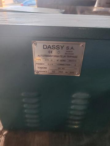Auto transfo 10 kva, Enlèvement