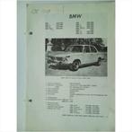 BMW 1800 2000 Vraagbaak losbladig 1963-1968 #3 Nederlands, Livres, Autos | Livres, BMW, Utilisé, Enlèvement ou Envoi