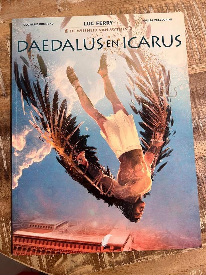 Daedalus en Icarus - Luc Ferry, Boeken, Stripverhalen, Gelezen, Eén stripboek, Ophalen of Verzenden