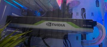 Rtx 5000 quadro (comme neuf), GDDR6, Comme neuf, PCI, Nvidia