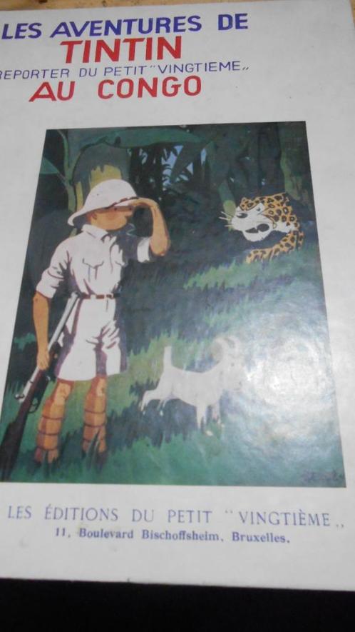 Kuifje in Congo 1982 facsimile van het origineel uit 1931 zw, Boeken, Stripverhalen, Zo goed als nieuw, Eén stripboek, Ophalen of Verzenden