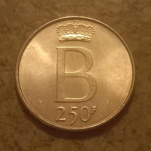 250 frank België 1976, Postzegels en Munten, Munten | België, Losse munt, Zilver, Zilver, Ophalen of Verzenden