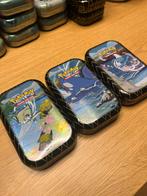 3 minis boîtes métallique - boîte vide, Ophalen, Zo goed als nieuw, Sleeves of Kaarthoesjes