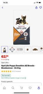 Puppy voeding/ opti life salmon rice 12,5kg, Ophalen, Hond