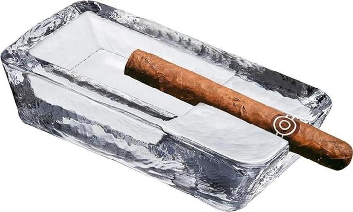 Pasabahce Zware asbak van kristalglas voor terras 1,2 kg, Verzamelen, Rookartikelen, Aanstekers en Luciferdoosjes, Nieuw, Asbak