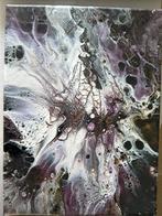 Abstract modern acryl canvas - 18*24cm - 3 stuks, Antiek en Kunst, Ophalen of Verzenden