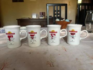Tasses Café Crème Vintage, Comme neuf, Céramique, Enlèvement, Autres styles
