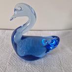 Murano kobalt blauwe zwaan, Antiek en Kunst, Ophalen of Verzenden