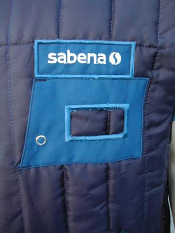 Gilet bleu Sabena #02L Badge bleu clair, grand, neuf