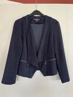 Marie Méro knap suedine blazervestje maat 40 NP 165€, Kleding | Dames, Maat 38/40 (M), Blauw, Marie Méro, Ophalen of Verzenden
