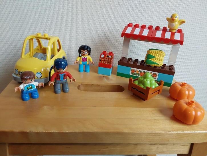 Duplo boerenmarkt 10867 ... cadeautje?, Kinderen en Baby's, Speelgoed | Educatief en Creatief, Zo goed als nieuw, Bouwen, Taal en Lezen