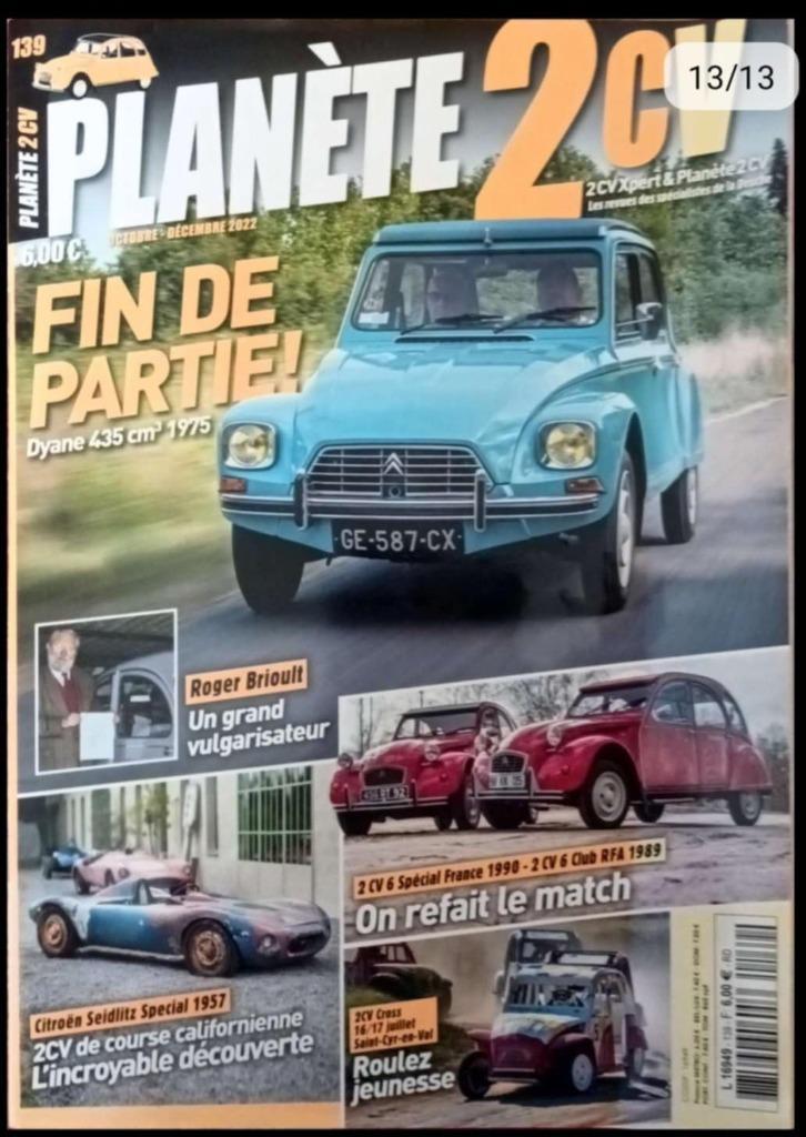 Revues Planète 2cv., Auto's, Citroën, Particulier, 2CV, Ophalen