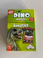 Dino Weetjes kwartet-Kaartspel-Vol leuke feitjes over dino’s, Ophalen of Verzenden, Zo goed als nieuw, Kwartet(ten)
