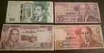 Oude Marokkaanse munten 3 van 10 dirhams 1 van 50 dirhams, Postzegels en Munten, Munten en Bankbiljetten | Verzamelingen, Ophalen of Verzenden