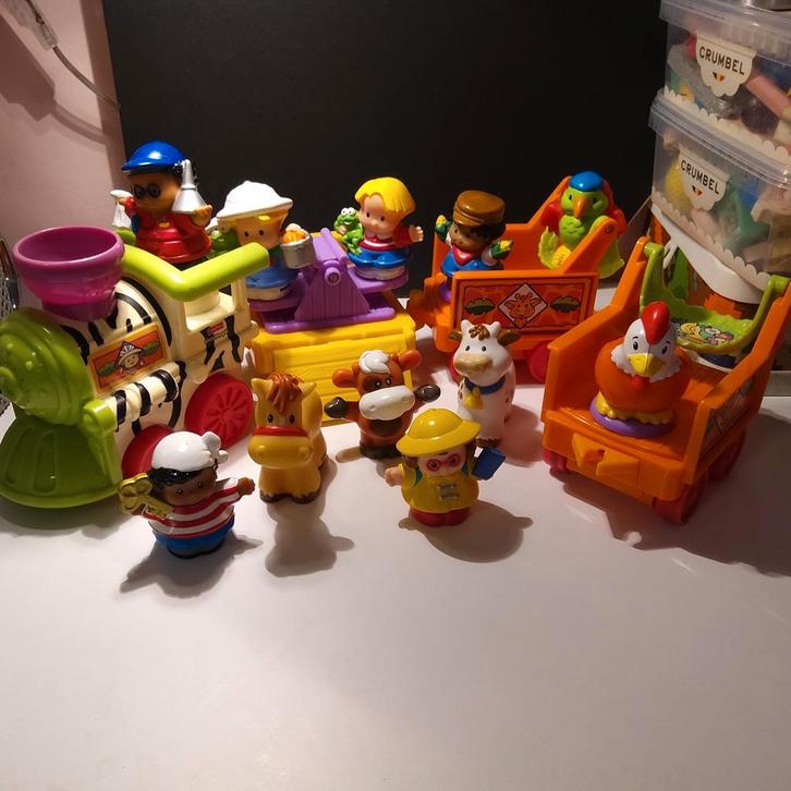 Fisher Price Trein + Personages + Dieren 2002-2007, Kinderen en Baby's, Speelgoed | Fisher-Price, Gebruikt