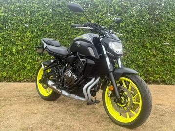 Yamaha MT07 – Night Fluo (A2, 35 kW) beschikbaar voor biedingen