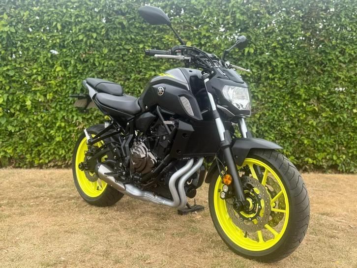 Yamaha MT07 – Night Fluo (A2, 35 kW), Motoren, Motoren | Yamaha, Particulier, Naked bike, 12 t/m 35 kW, 2 cilinders, Minimaal motorrijbewijs A2