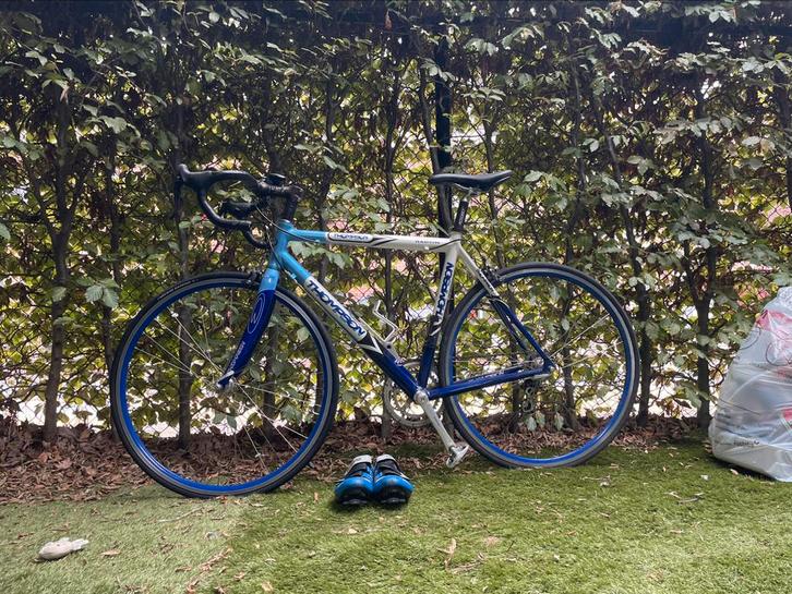 Koersfiets Thompson met schoenen, Fietsen en Brommers, Fietsen | Heren | Sportfietsen en Toerfietsen, Gebruikt, Ophalen