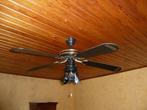 Mooie plafond ventilator + LED verlichting, Ophalen, Ventilator met afstandsbediening, Gebruikt, Plafondventilator
