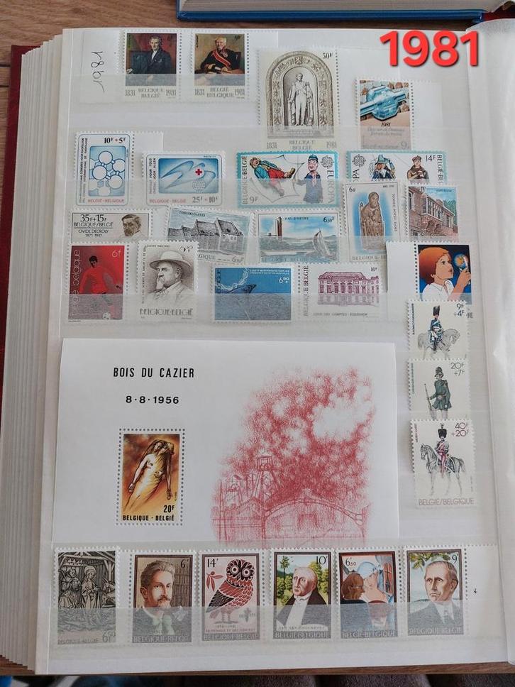 Postzegels 1981, Postzegels en Munten, Postzegels | Europa | België, Postfris, Ophalen of Verzenden