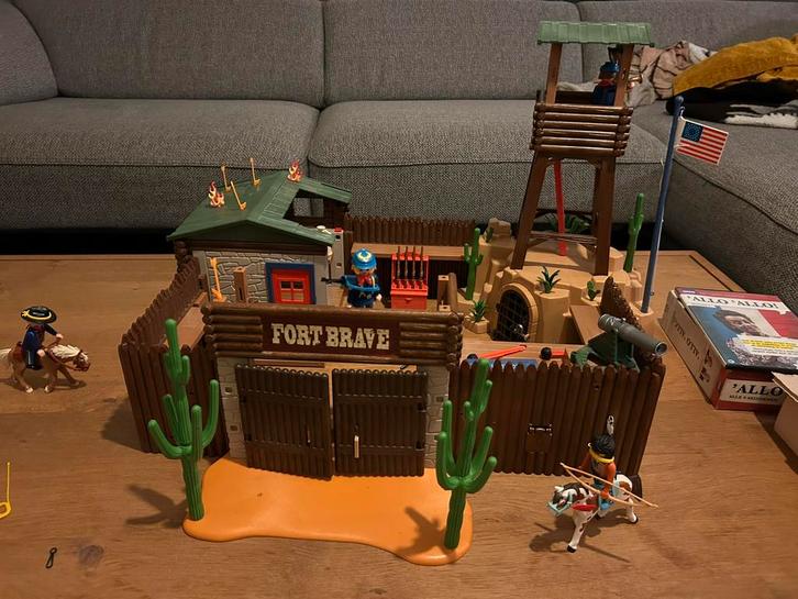 Playmobil Fort Cowboys en Indianen, Kinderen en Baby's, Speelgoed | Playmobil, Gebruikt, Ophalen