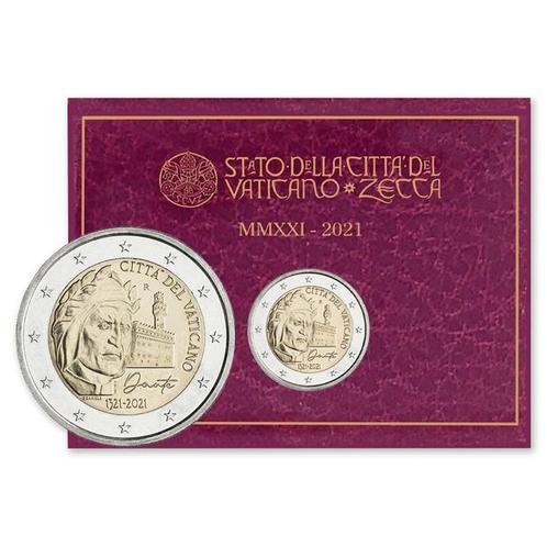 2 euros Vatican 2021 - Dante Alighieri (BU), Timbres & Monnaies, Monnaies | Europe | Monnaies euro, Série, 2 euros, Vatican, Enlèvement ou Envoi