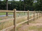 13. Houten omheining | tuinomheining | afrastering, Weidegang, 4 paarden of pony's of meer
