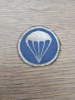 US WW2 Airborne Infantry cap patch twill light blue, Ophalen of Verzenden
